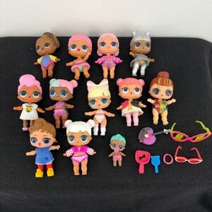 LOL Surprise Dolls HUGE 50 pc Lot 18 Figures 4 Pets Clothes Accessories Bundle